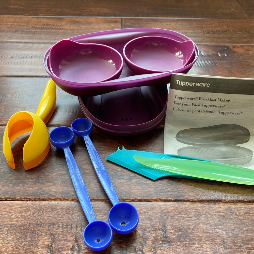 Tupperware Bundle with Breakfast Maker